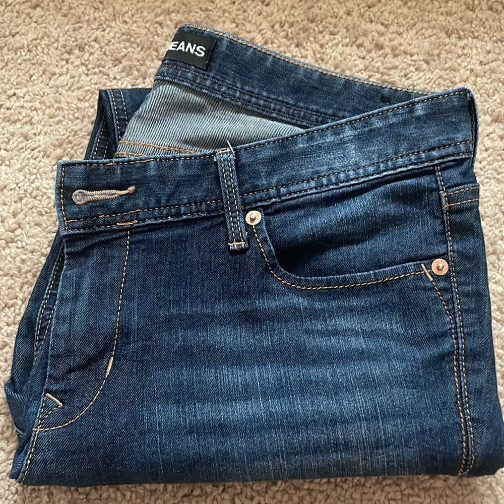 🟩🟩 Express Women’s Cropped Skinny Jeans Stella Low Rise (10R) - Picture 4 of 8